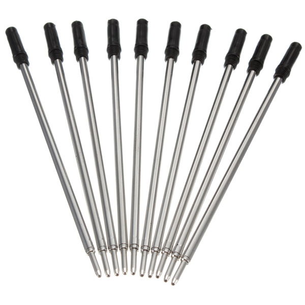 

10xCross Type Medium Ballpoint Pens Black Refills Ink